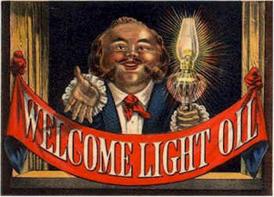 Welcome Light Oil Trade Card